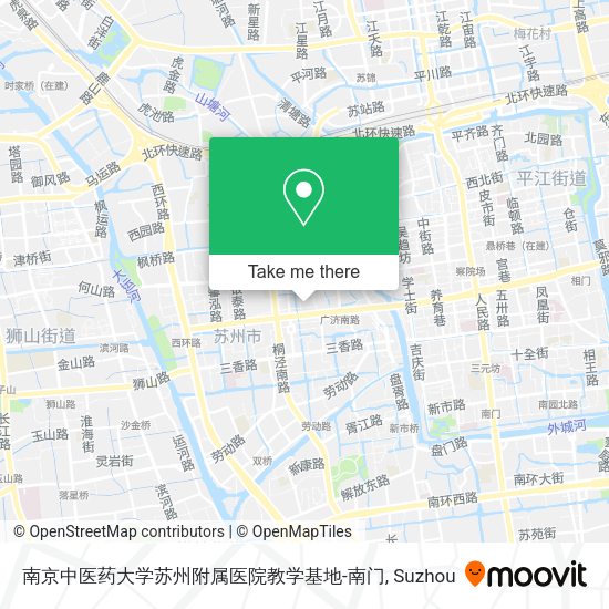 南京中医药大学苏州附属医院教学基地-南门 map