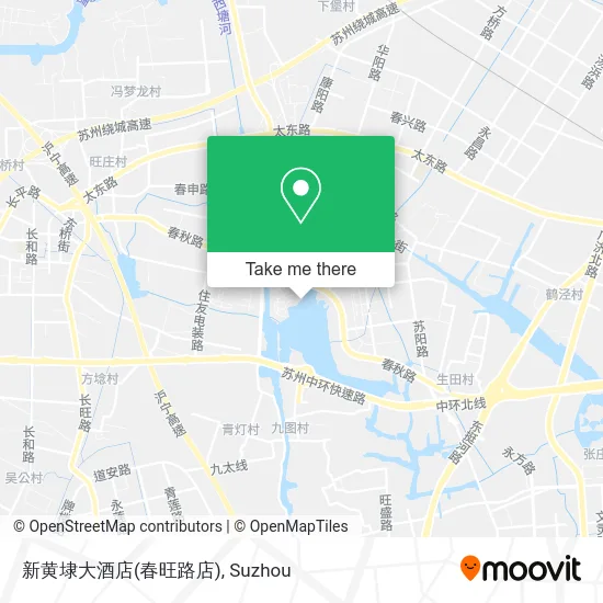 新黄埭大酒店(春旺路店) map