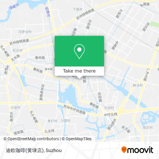 迪欧咖啡(黄埭店) map