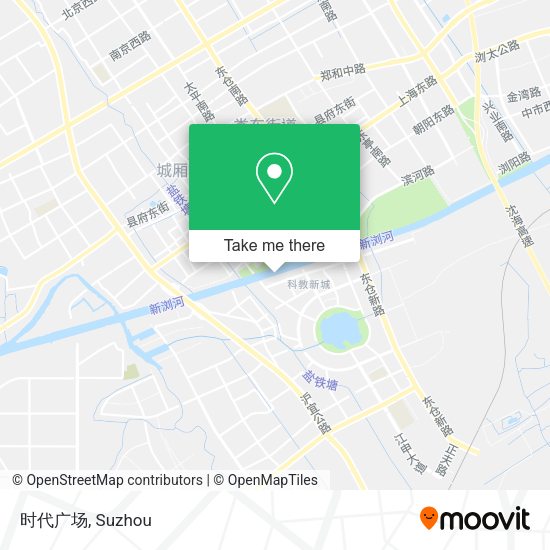 时代广场 map