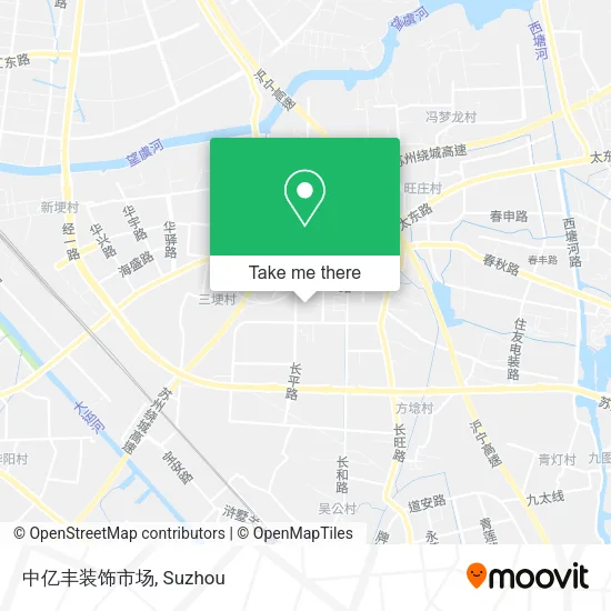 中亿丰装饰市场 map
