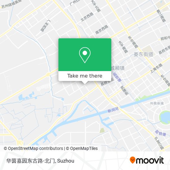 华茵嘉园东古路-北门 map