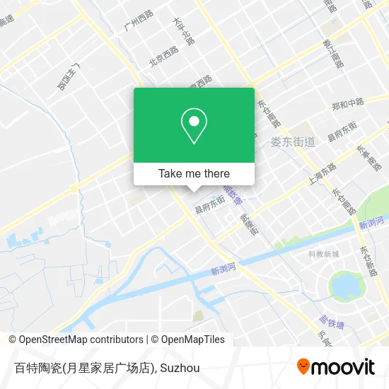 百特陶瓷(月星家居广场店) map