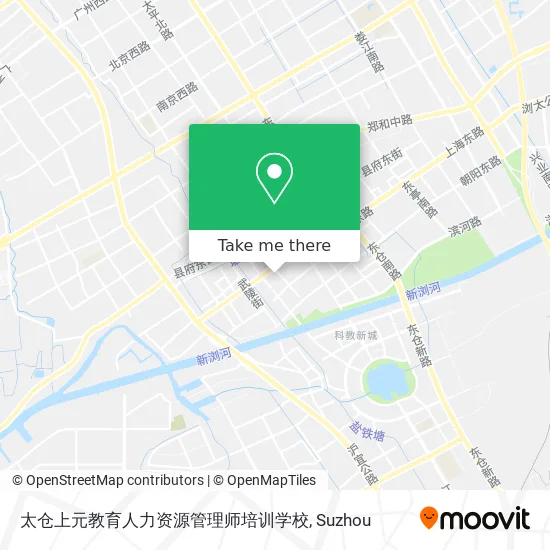 太仓上元教育人力资源管理师培训学校 map