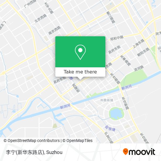 李宁(新华东路店) map