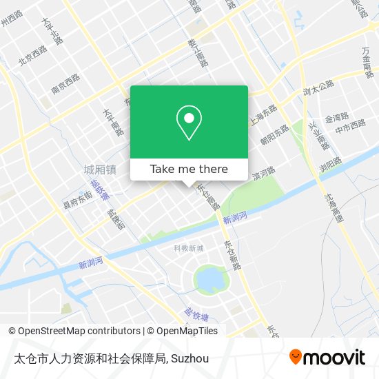 太仓市人力资源和社会保障局 map