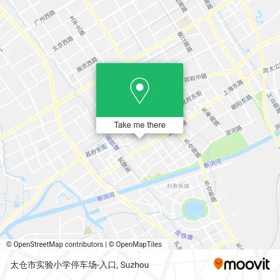 太仓市实验小学停车场-入口 map