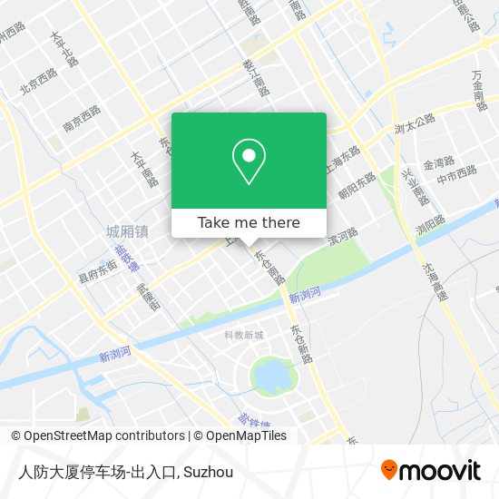 人防大厦停车场-出入口 map