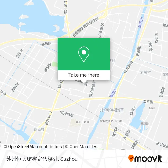 苏州恒大珺睿庭售楼处 map