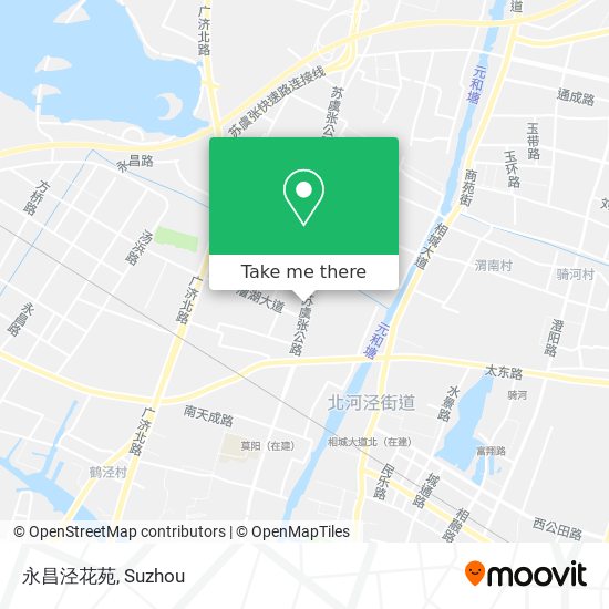 永昌泾花苑 map