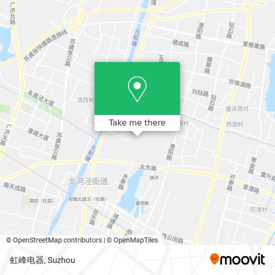 虹峰电器 map