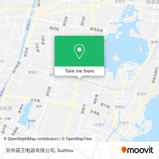苏州霸王电器有限公司 map