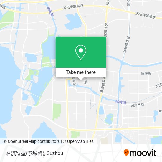 名流造型(景城路) map