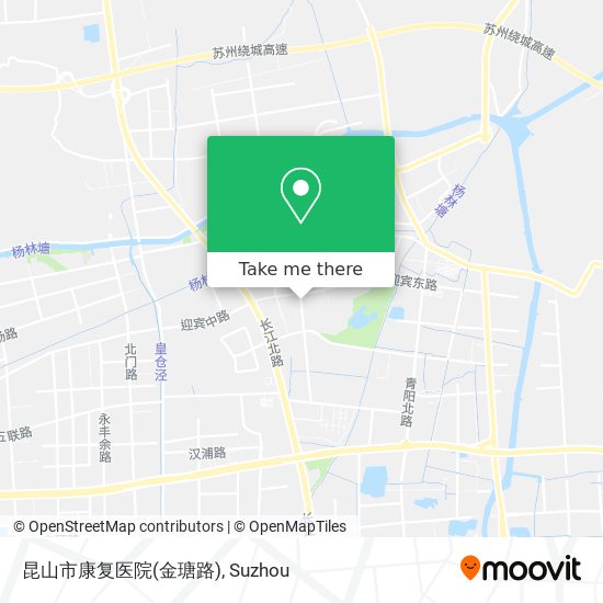 昆山市康复医院(金瑭路) map
