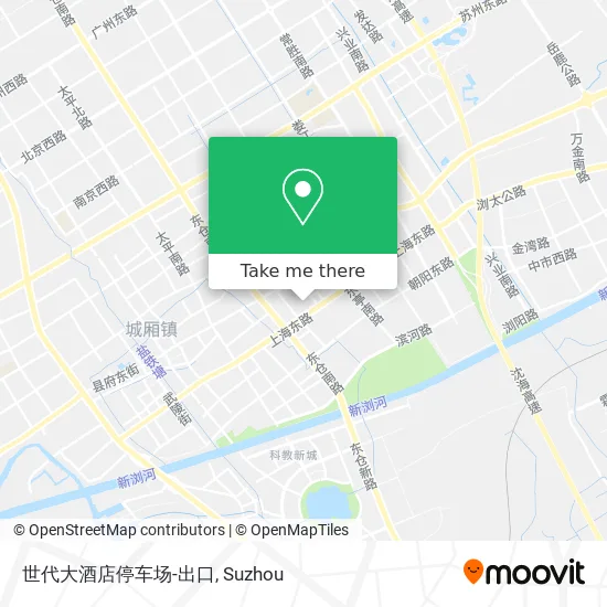 世代大酒店停车场-出口 map