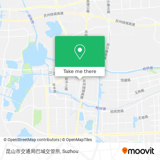 昆山市交通局巴城交管所 map