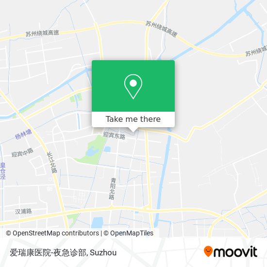 爱瑞康医院-夜急诊部 map