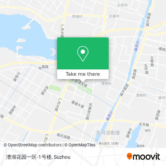 漕湖花园一区-1号楼 map