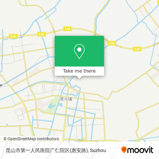 昆山市第一人民医院广仁院区(惠安路) map