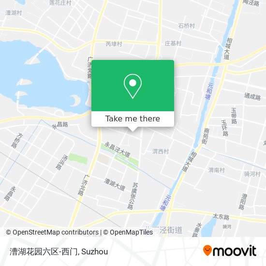 漕湖花园六区-西门 map