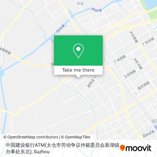 中国建设银行ATM(太仓市劳动争议仲裁委员会新湖镇办事处东北) map