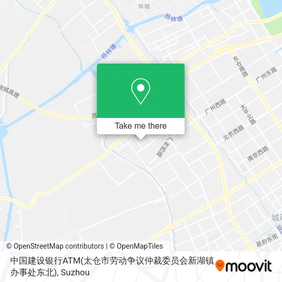 中国建设银行ATM(太仓市劳动争议仲裁委员会新湖镇办事处东北) map