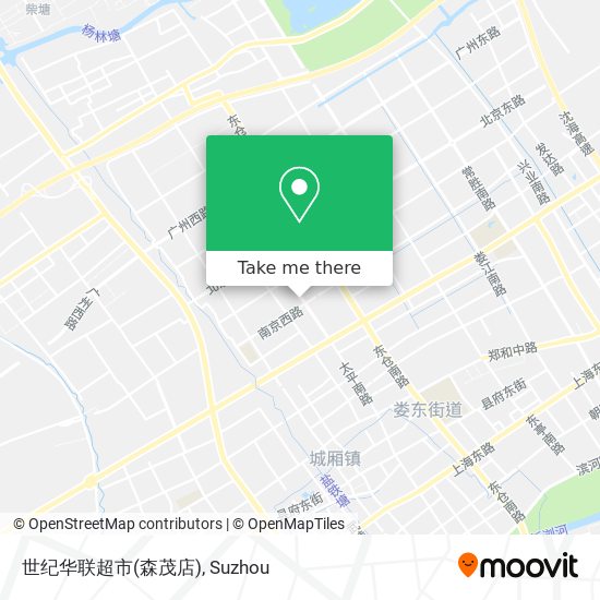 世纪华联超市(森茂店) map