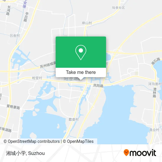 湘城小学 map