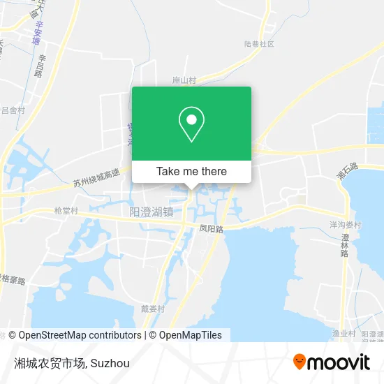 湘城农贸市场 map