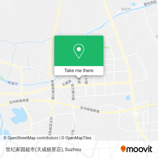 世纪家园超市(天成丽景店) map