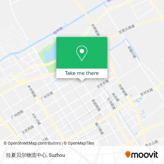 拉夏贝尔物流中心 map