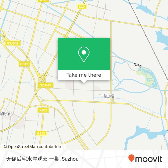 无锡后宅水岸观邸-一期 map