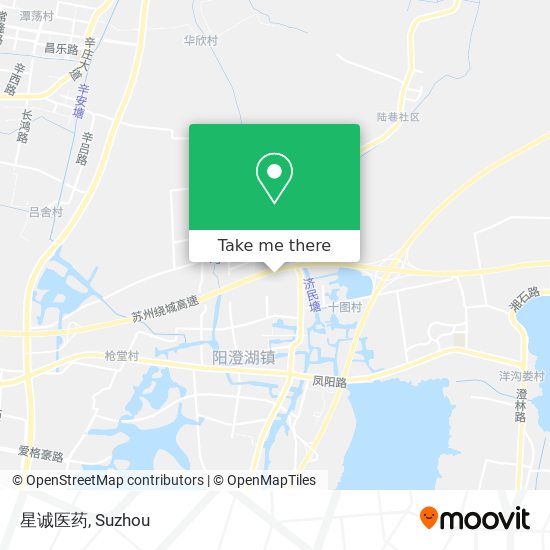 星诚医药 map
