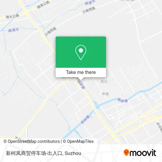 新柯凤商贸停车场-出入口 map