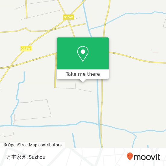 万丰家园 map