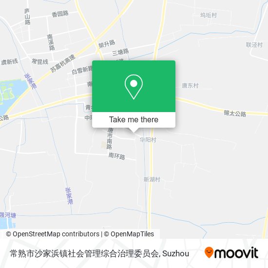 常熟市沙家浜镇社会管理综合治理委员会 map