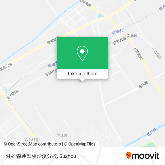 健雄森通驾校沙溪分校 map