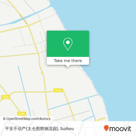 平安不动产(太仓图辉物流园) map