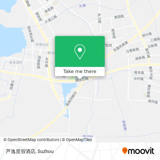 芦逸度假酒店 map