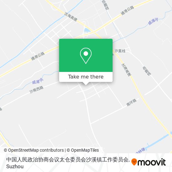中国人民政治协商会议太仓委员会沙溪镇工作委员会 map