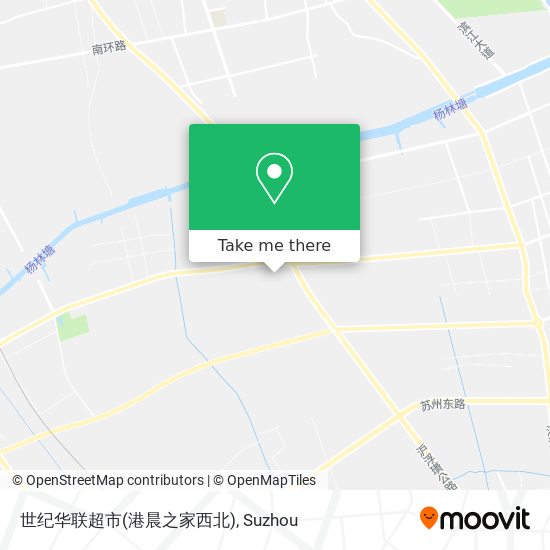 世纪华联超市(港晨之家西北) map