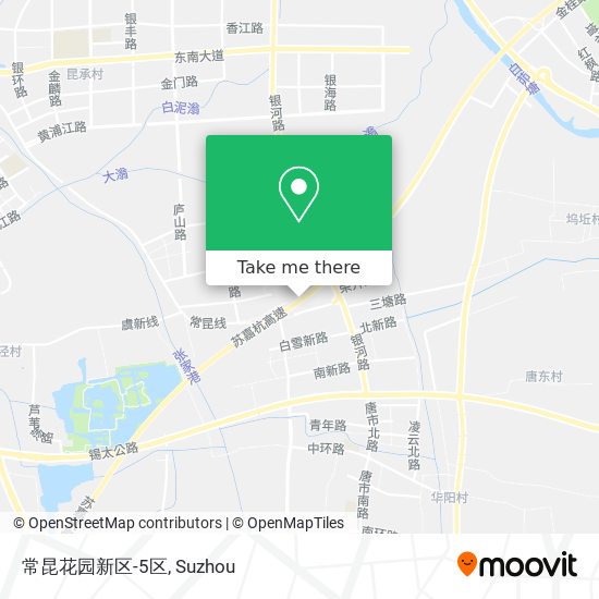 常昆花园新区-5区 map