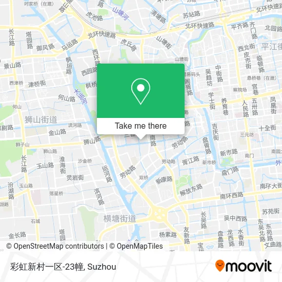 彩虹新村一区-23幢 map