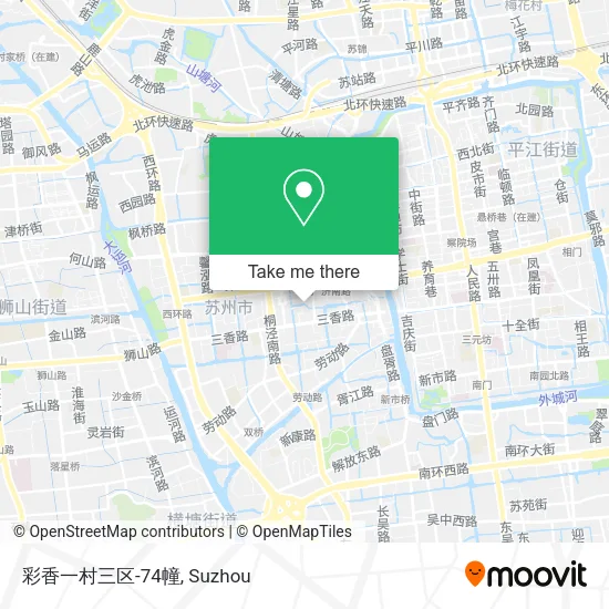 彩香一村三区-74幢 map