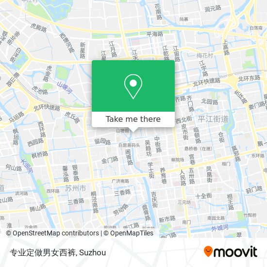 专业定做男女西裤 map