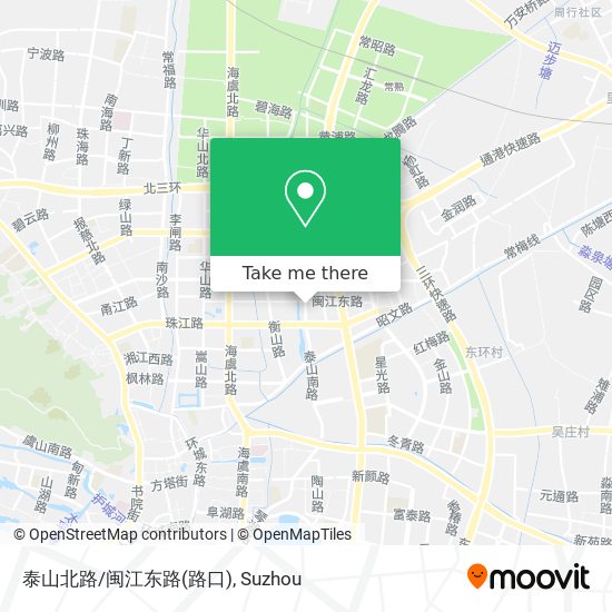 泰山北路/闽江东路(路口) map