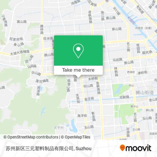 苏州新区三元塑料制品有限公司 map