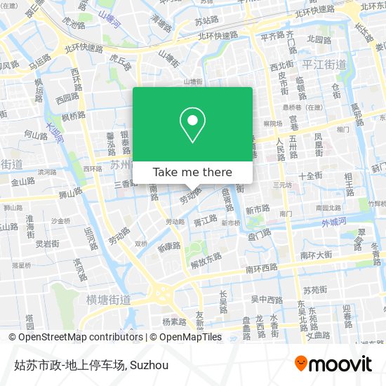 姑苏市政-地上停车场 map