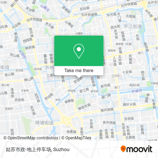 姑苏市政-地上停车场 map