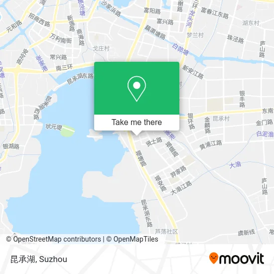 昆承湖 map
